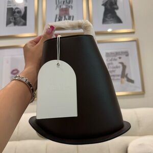 Chic Black Bucket Bag